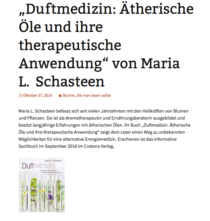 duftmedizin